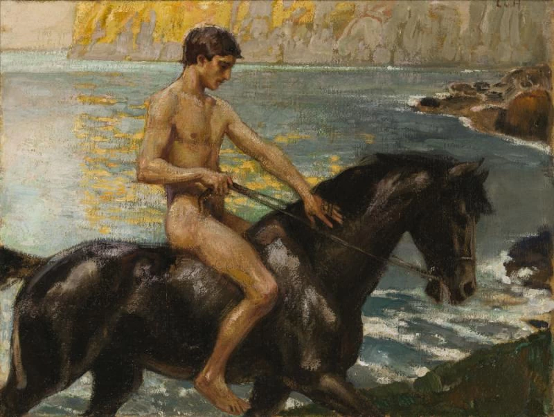 Cavalieri sulla spiaggia